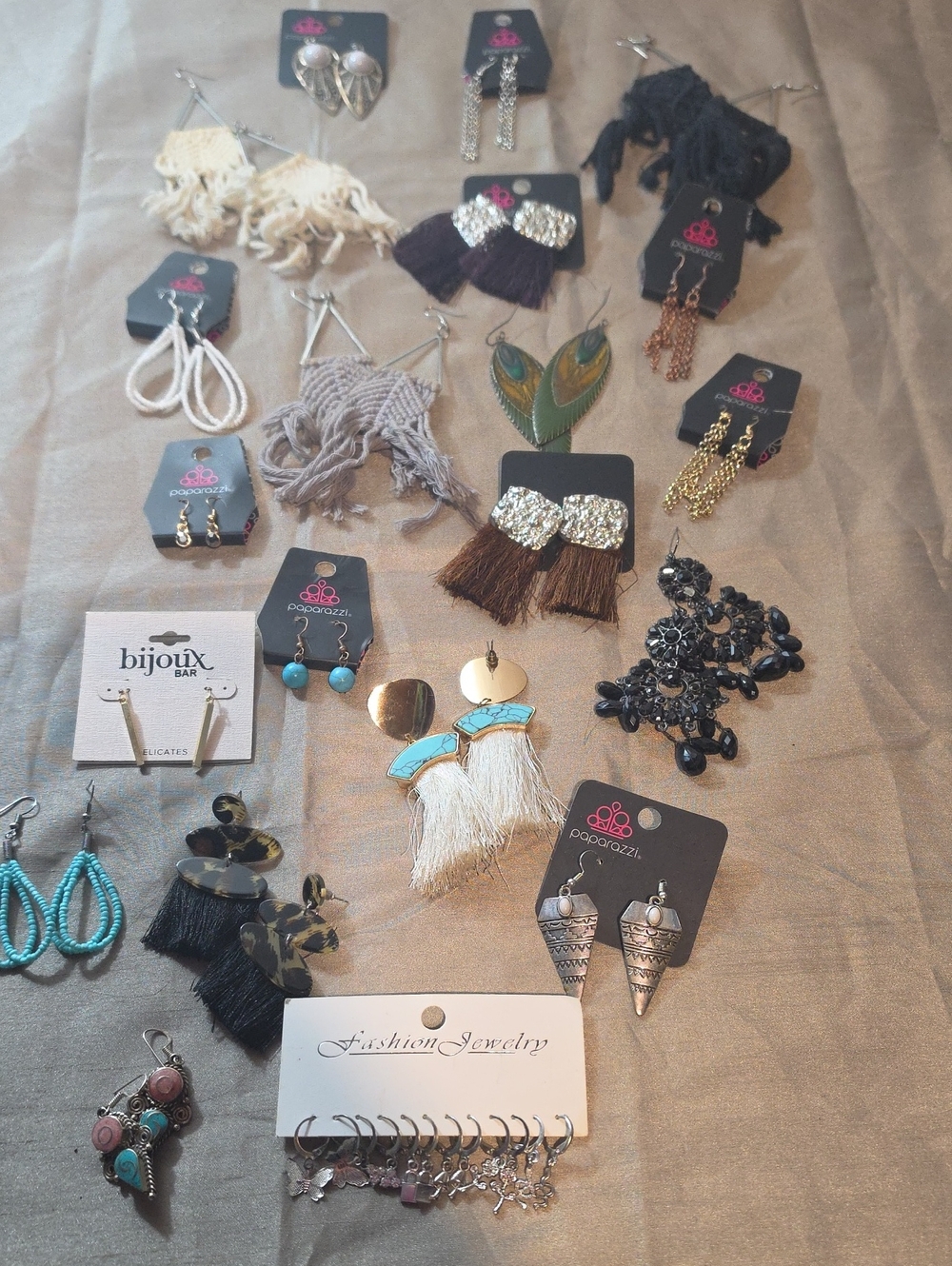 Assorted Women’s Earring Collection - Multiple Colors - Mixed Brands- DANGLES